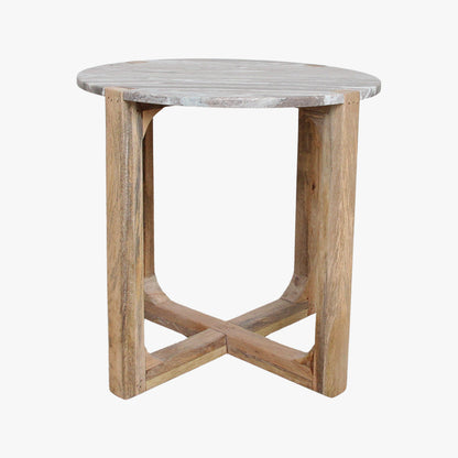 Bijzettafel Marmer Bruin Raw Materials - Bijzettafel - Raw Materials - livinglovely.nl