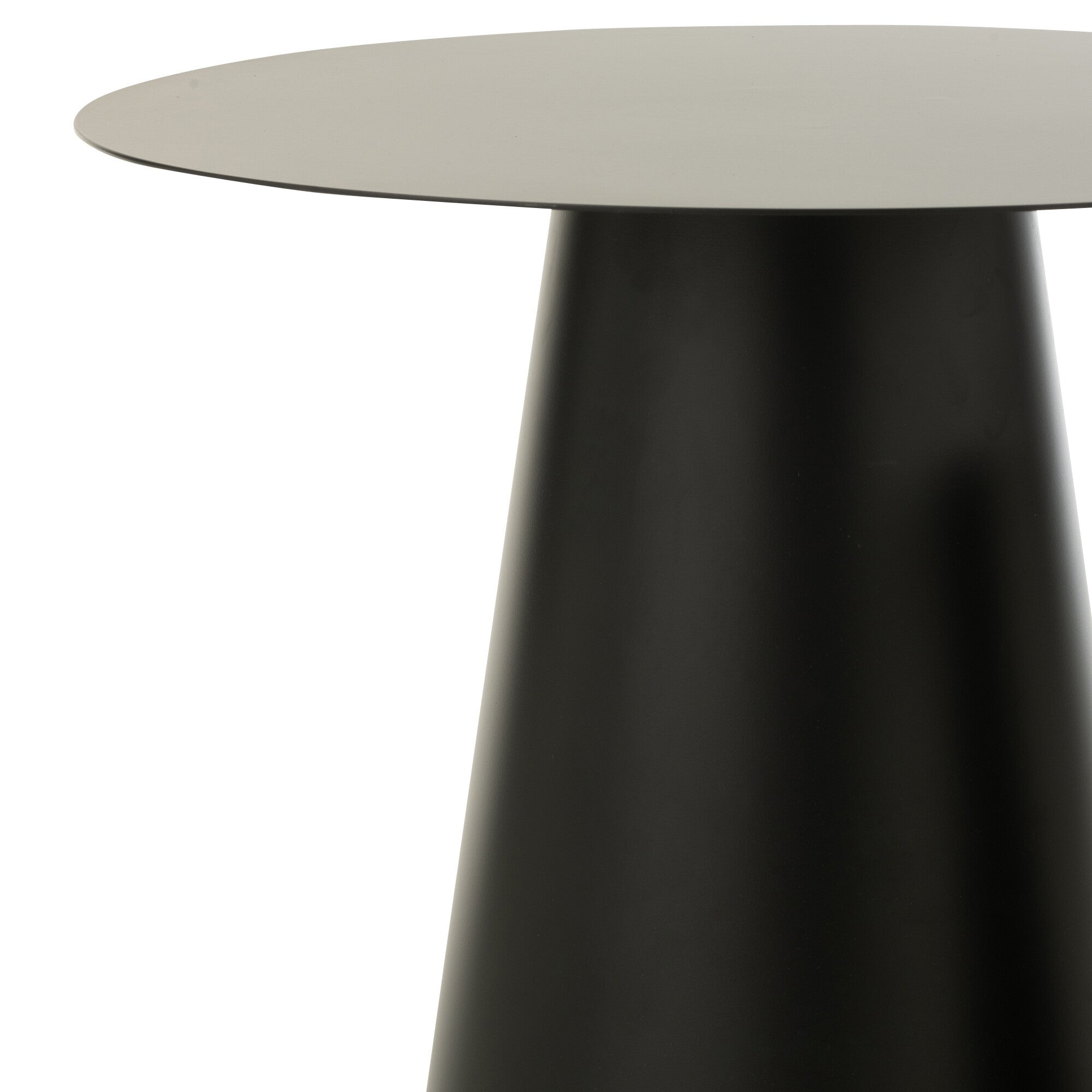 Bijzettafel Metaal Zwart/Goudkleurig Set van 2 J-Line - Bijzettafel - J-Line - livinglovely.nl
