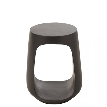 Bijzettafel Pod Gerecycleerd Hout Zwart - Bijzettafel - J-Line - livinglovely.nl