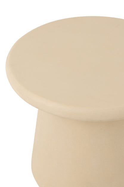 Bijzettafel Ram Plywood Beige - Bijzettafel - J-Line - livinglovely.nl