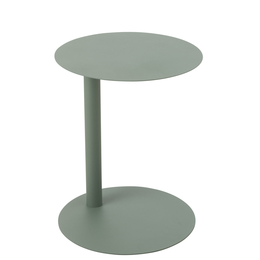 Bijzettafel Rond Metaal Groen - Bijzettafel - J-Line - livinglovely.nl
