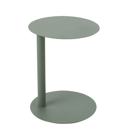 Bijzettafel Rond Metaal Groen J-LIne