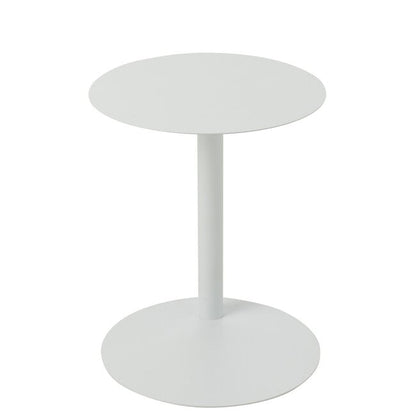 Bijzettafel Rond Metaal Wit - Bijzettafel - J-Line - livinglovely.nl
