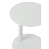 Bijzettafel Rond Metaal Wit J-Line