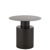 Bijzettafel Rond Metaal Zwart - Bijzettafel - J-Line - livinglovely.nl