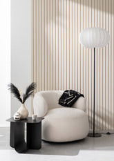 Bijzettafel Vierkant Metaal Zwart - Bijzettafel - J-Line - livinglovely.nl