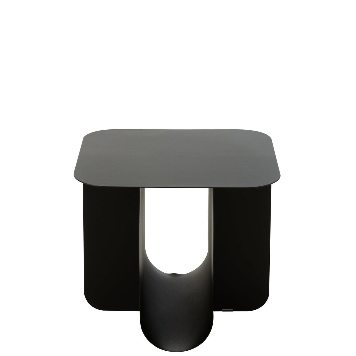 Bijzettafel Vierkant Metaal Zwart J-Line