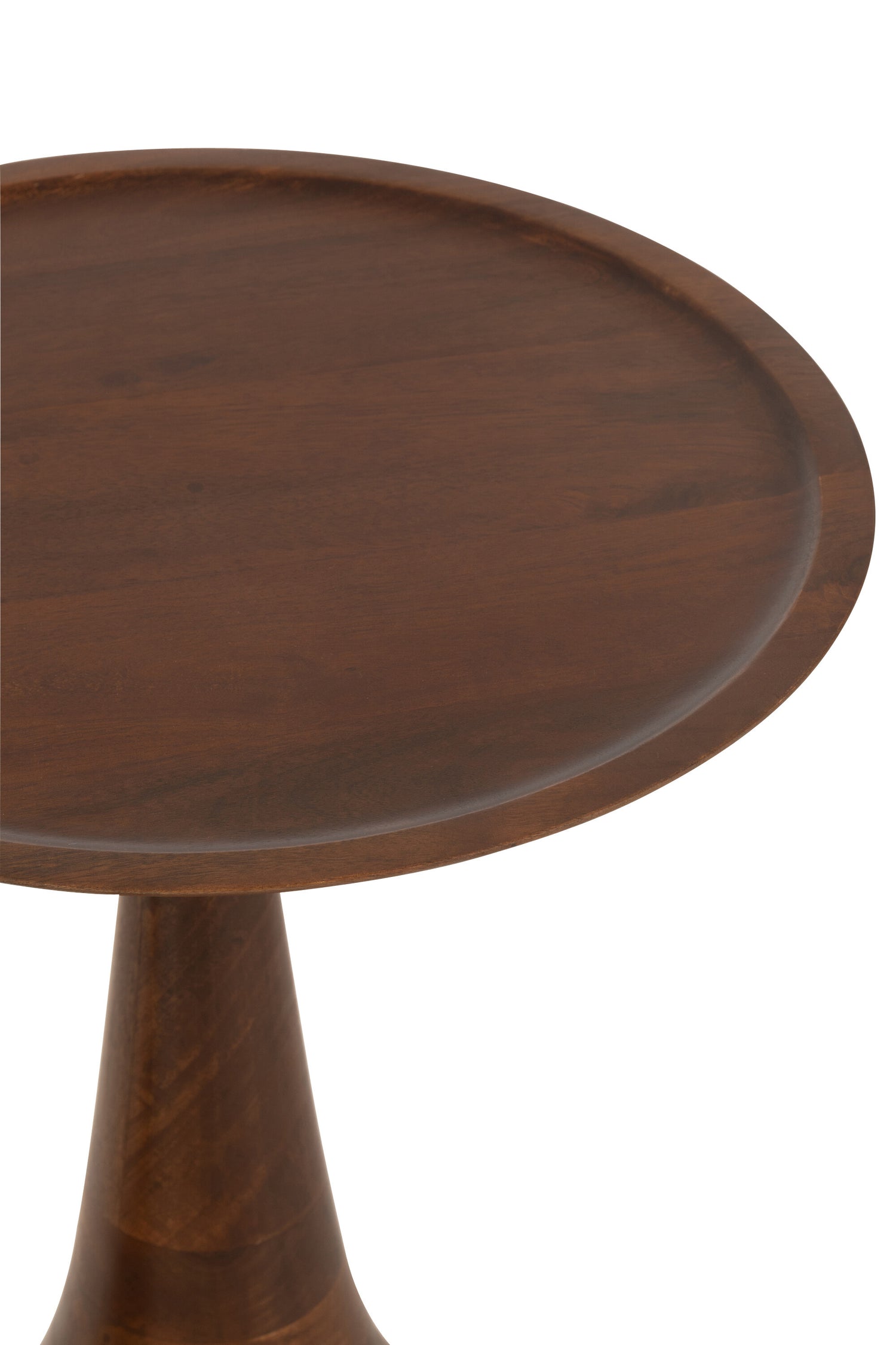 Bijzettafels Paro Mangohout Bruin/Zwart Set van 2 - Bijzettafel - J-Line - livinglovely.nl