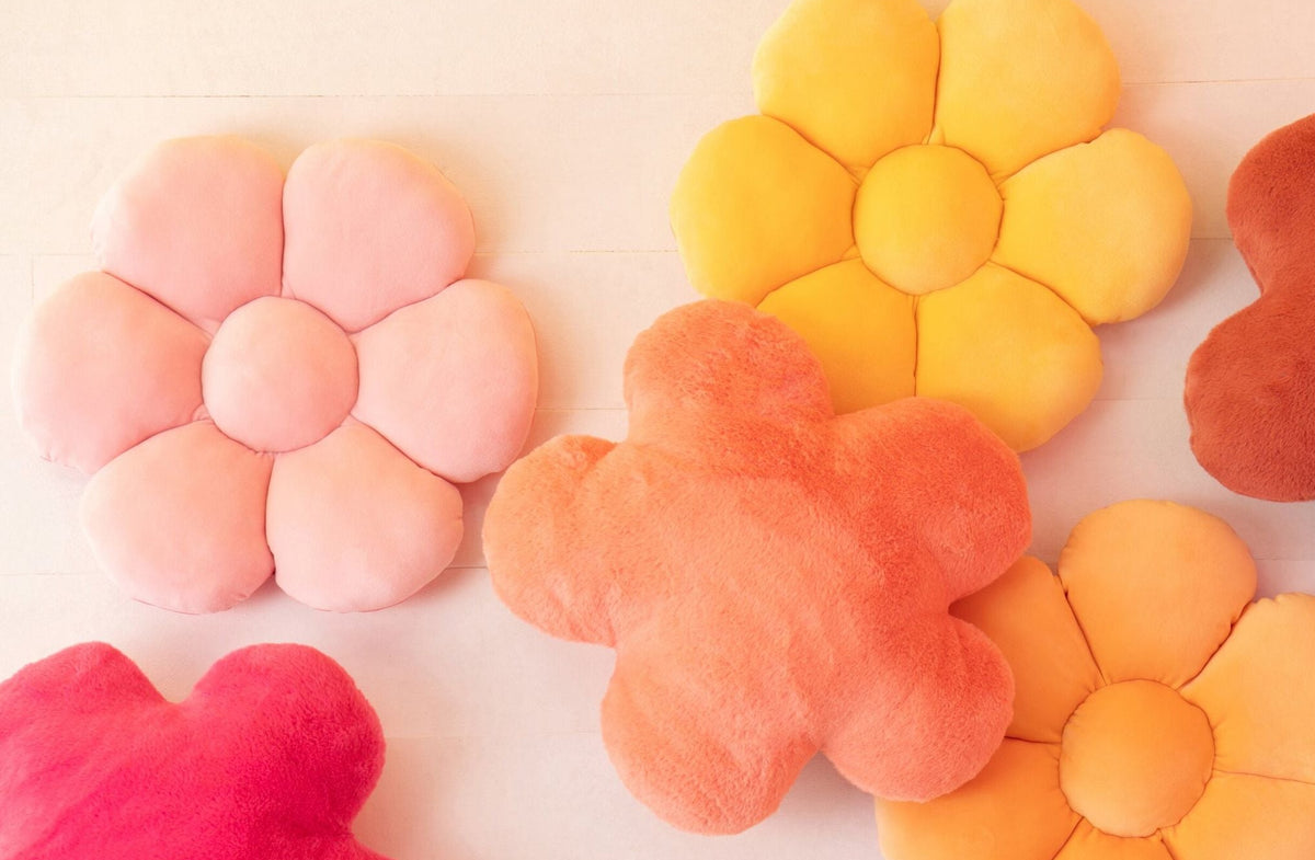 Bloem Polyester Roze/Oranje Assortiment Van 3 J-Line