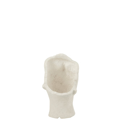Bloempot David Klei Wit Small J-Line