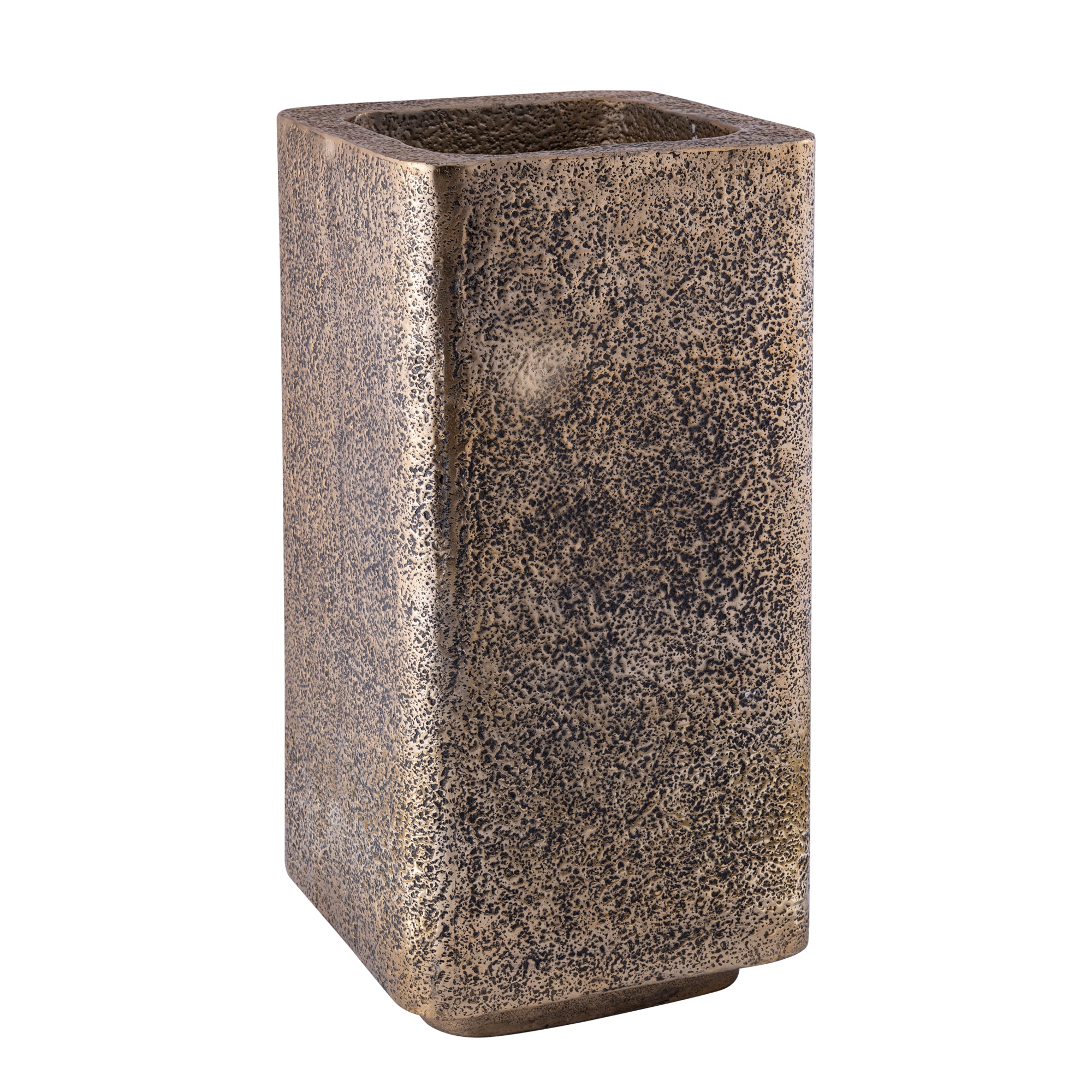 Bloempot Indira - Aluminium - Goud- Set van 2 PTMD - Pot - PTMD - livinglovely.nl