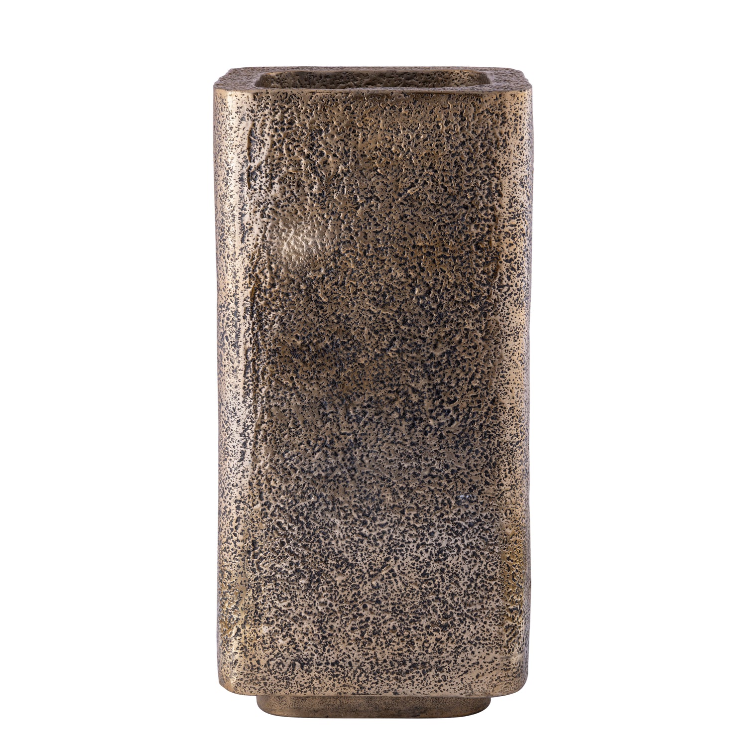 Bloempot Indira - Aluminium - Goud- Set van 2 PTMD - Pot - PTMD - livinglovely.nl