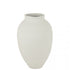 Bloempot Modern Terracotta Wit L60cmxB60cmxH90cm - Pot - J-Line - livinglovely.nl