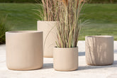 Bloempotten Dune Klei Ivoor Set van 4 - Pot - J-Line - livinglovely.nl