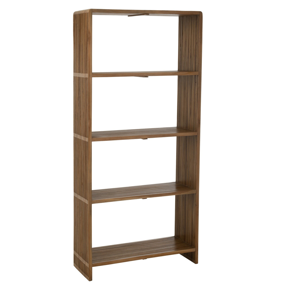 Bücherregal 4 Ablagen Recyceltes Teak Natur J-Line