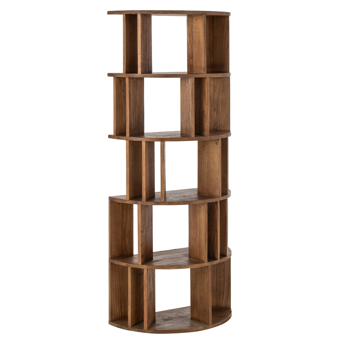 Boekenkast Halve Cirkel Mindi Hout Naturel J-Line