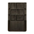 Boekenkast Novero eiken espresso 145cm van Livingfurn