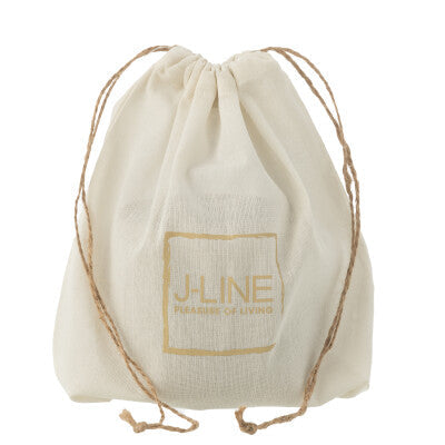 Buitenkaars Cyra Cement Blauw Small 18uur - Buitenkaars - J-Line - livinglovely.nl