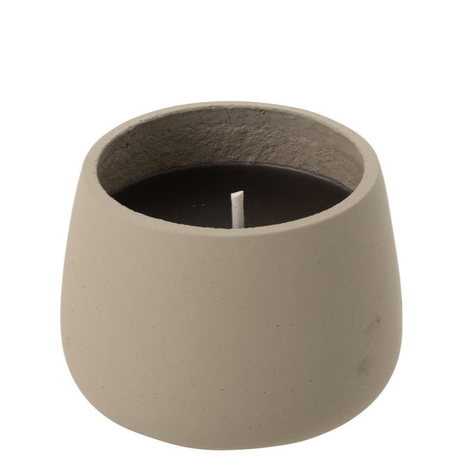 Buitenkaars Cyra Cement Grijs Medium 31uur - Buitenkaars - J-Line - livinglovely.nl