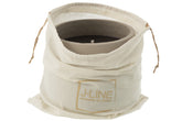 Buitenkaars Cyra Cement Grijs Medium 31uur - Buitenkaars - J-Line - livinglovely.nl