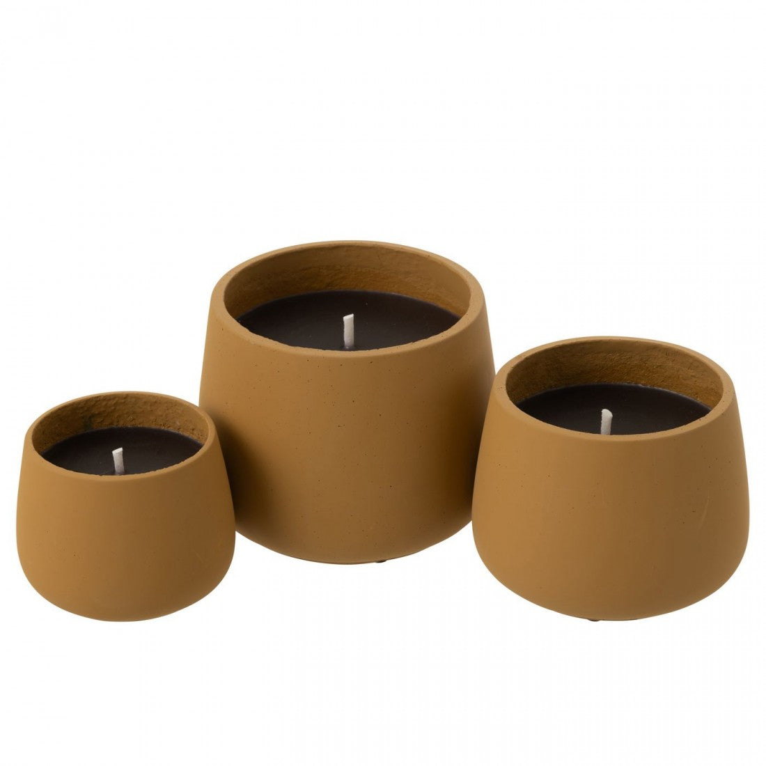 Buitenkaars Cyra Cement Lichtbruin Medium - Buitenkaars - J-Line - livinglovely.nl