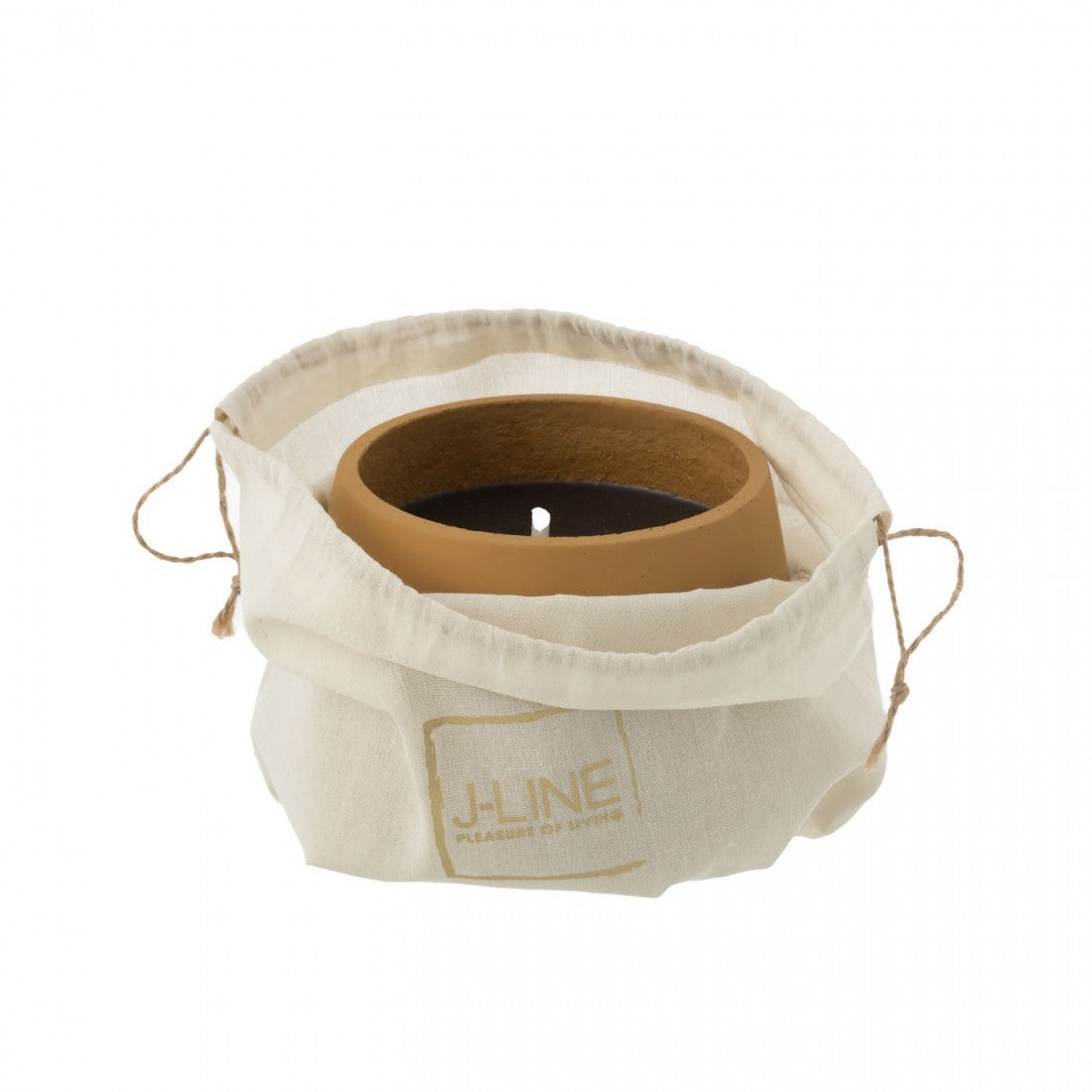 Buitenkaars Cyra Cement Lichtbruin Medium - Buitenkaars - J-Line - livinglovely.nl