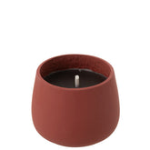 Buitenkaars Cyra Cement Rood Small 18uur - Buitenkaars - J-Line - livinglovely.nl