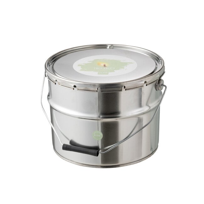 Buitenkaars Verfpot Ikoko Metaal/Was Muntgroen Large 135u - Buitenkaars - J-Line - livinglovely.nl