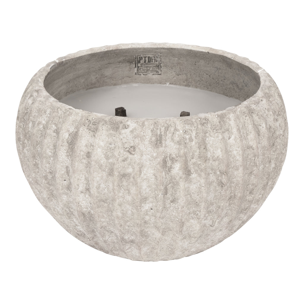 Buitenkaars Yasmeene Cream Cement Large PTMD - Buitenkaars - PTMD - livinglovely.nl