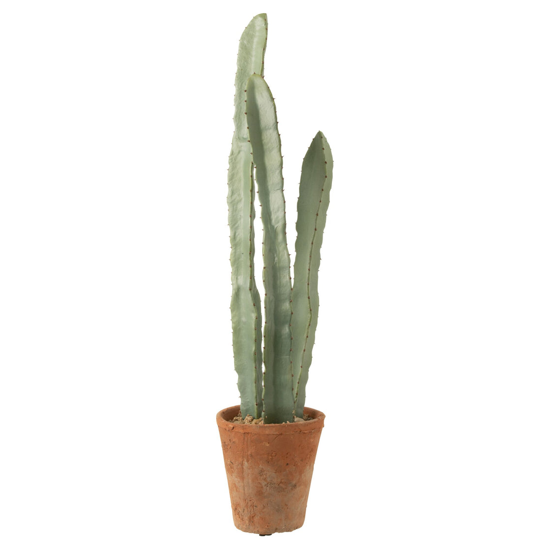 Kaktus im Topf aus Kunststoff, grün, groß, 3er-Set