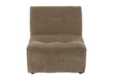 Chair Grid Poplar Wood/Foam Dark Taupe - - J-Line - livinglovely.nl