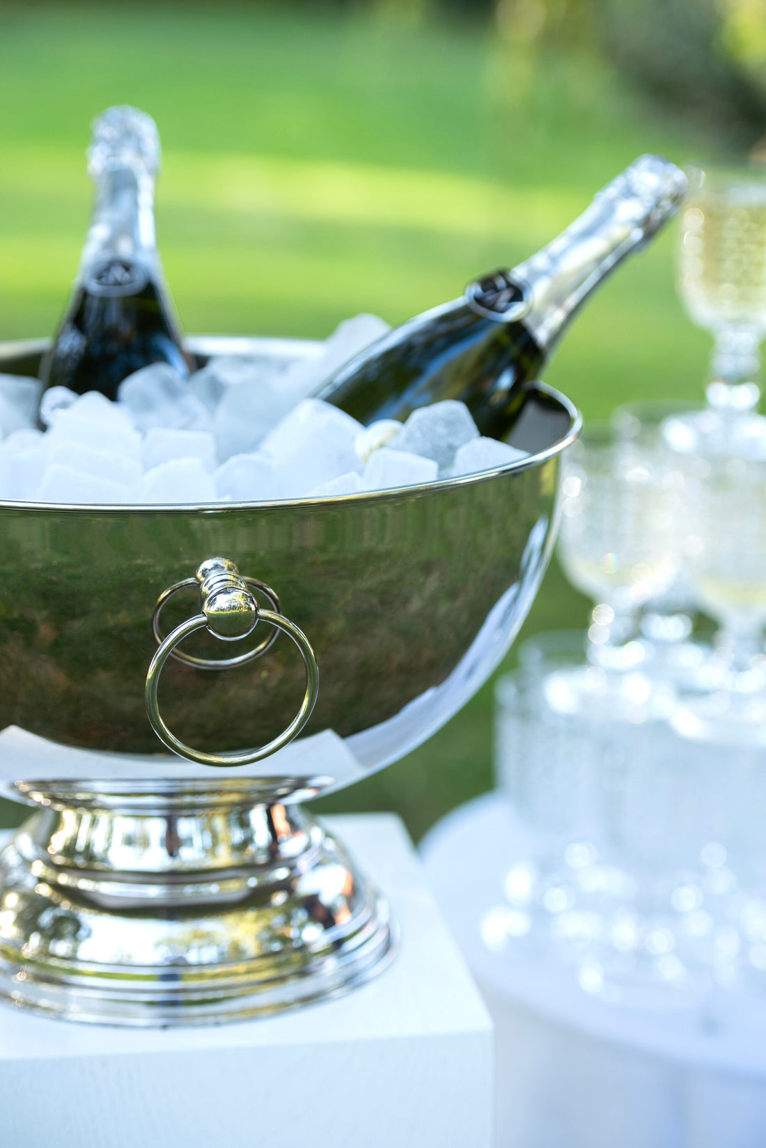 Champagne Coupe Zilver - Keukenaccessoire - J-Line - livinglovely.nl