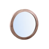 Channel Natural Firwood Veneer Mirror Thick L 100x11x100cm PTMD - Spiegel - PTMD - livinglovely.nl