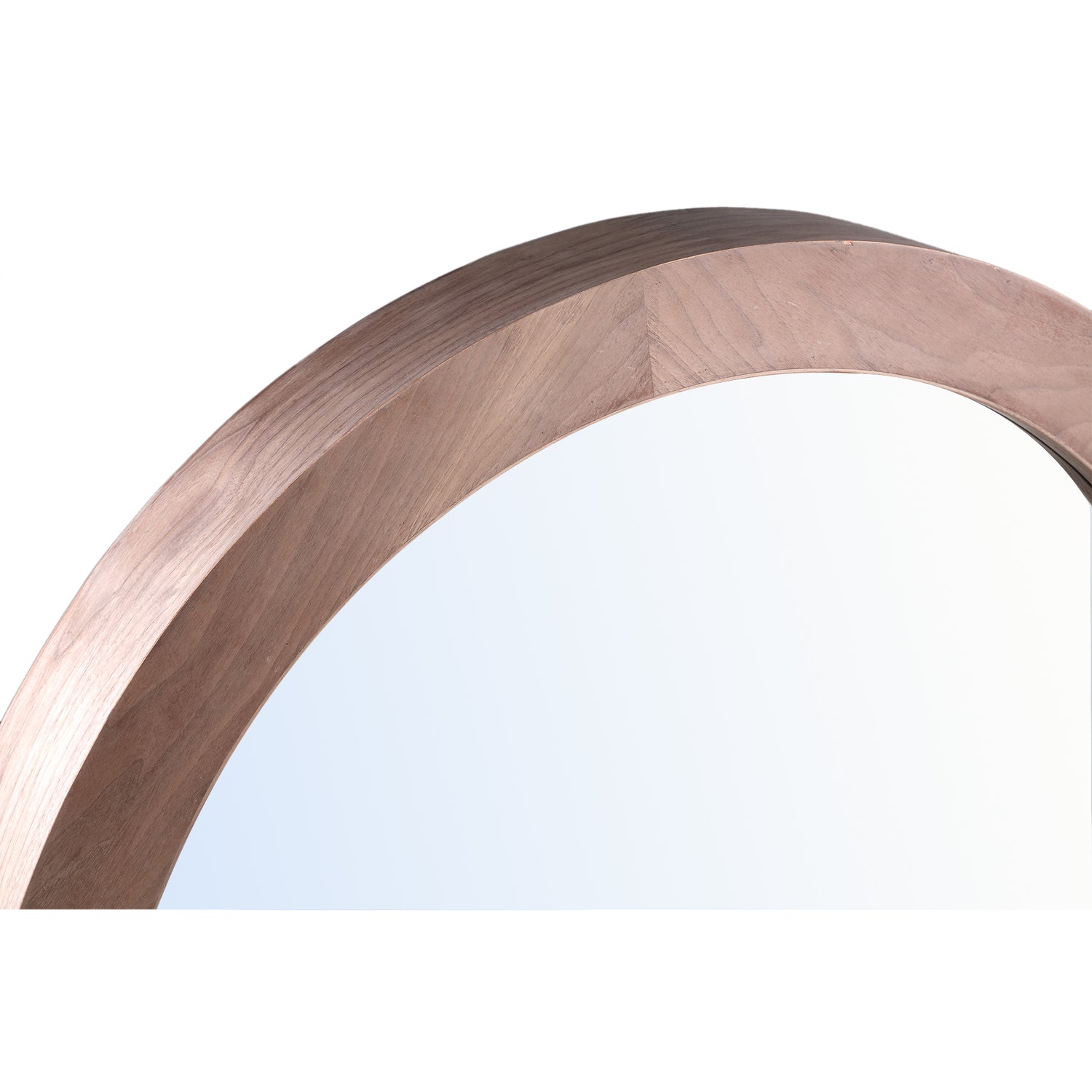 Channel Natural Firwood Veneer Mirror Thick L 100x11x100cm PTMD - Spiegel - PTMD - livinglovely.nl