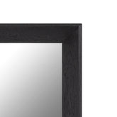 Chevar Black Oak Wood Mirror Rectangle S 70x130x160cm PTMD - Spiegel - PTMD - livinglovely.nl