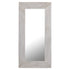 Chinasa White Rect Mdf Mirror Gold Finish Low 80x9x160 cm PTMD - Spiegel - PTMD - livinglovely.nl