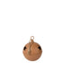 Christmas Bauble Ball Iron Rust Brown Medium - - J-Line - livinglovely.nl