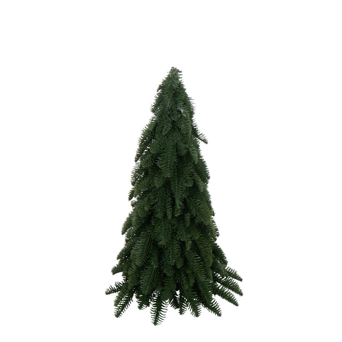 Christmas Tree Artificial Plastic Dark Green Small - - J-Line - livinglovely.nl