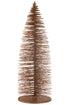 Christmas Tree Deco Glitters Wood Brown Extra Large - - J-Line - livinglovely.nl