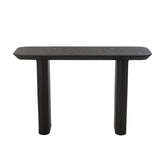 Console Large Fineer/Spar Hout Zwart - Sidetable - J-Line - livinglovely.nl