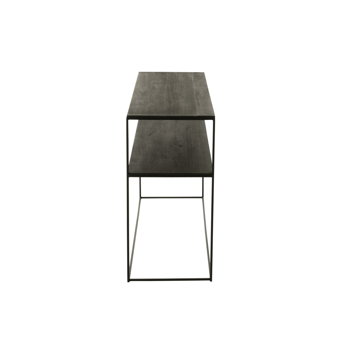 Console Rechthoek Gerecycled Hout/Metaal Zwart J-Line