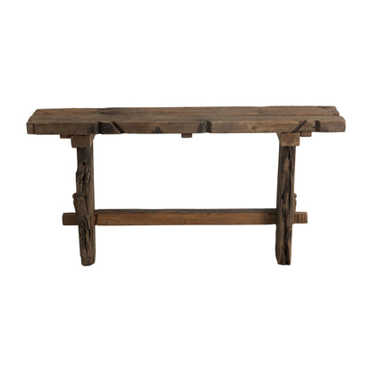 Console Rough Gerecycled Hout Bruin J-Line