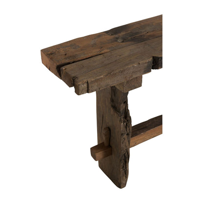Console Rough Gerecycled Hout Bruin J-Line