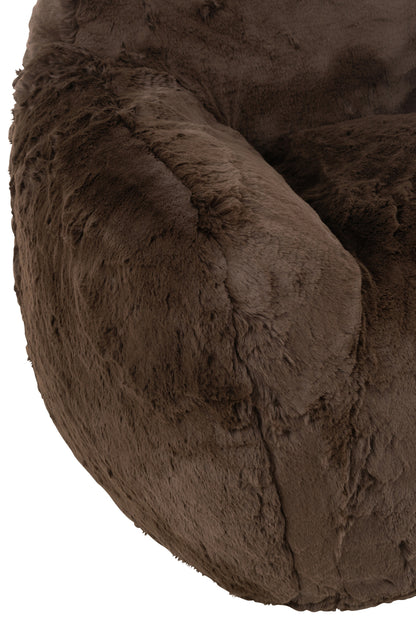 Cutie 1-zits Sofa Brown Small J-Line - Fauteuil - J-Line - livinglovely.nl