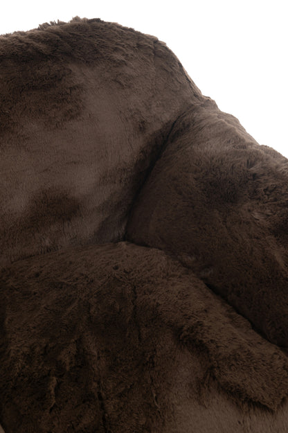 Cutie 1-zits Sofa Brown Small J-Line - Fauteuil - J-Line - livinglovely.nl