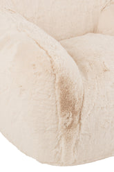 Cutie 1-zits Sofa Cream Small J-Line - Fauteuil - J-Line - livinglovely.nl