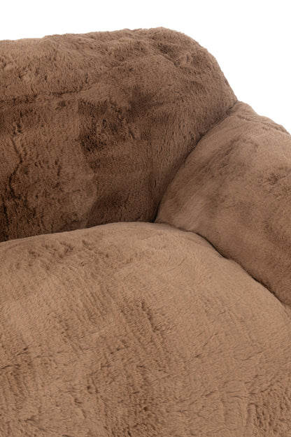 Cutie 2-zits Sofa Taupe Large J-Line - Fauteuil - J-Line - livinglovely.nl