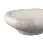 Dangelo Schaal Keramiek Wit Rond Extra Large van PTMD, productfoto vanuit een andere hoek