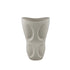 Dayna Grey Oval Ceramic Vase With Pattern M 31.5x18.5x50.5cm PTMD - Vaas - PTMD - livinglovely.nl