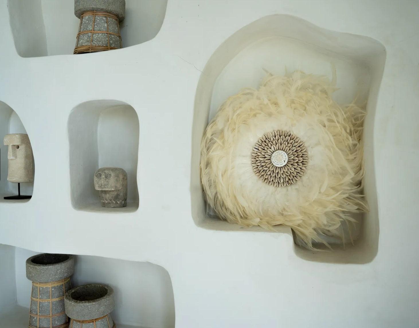 De Coastal Juju Muurdecoratie - Wit - L - Wanddecoratie - Bazar Bizar - livinglovely.nl